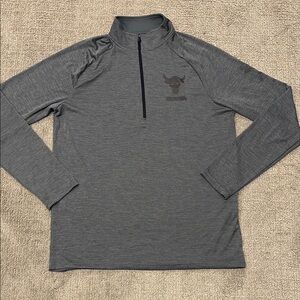 Under Armour Dark Gray HeatGear Quarterzip